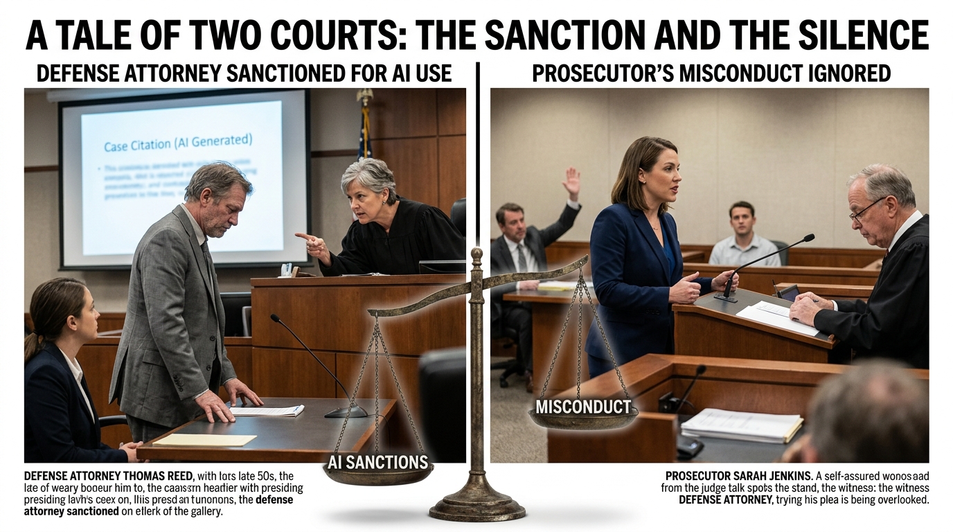 The Double Standard: How Courts Weaponize AI Ethics Against Lawyers While Shielding Prosecutors